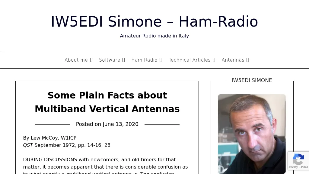 Some plain facts about multiband vertical antennas