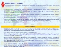 YBØEMJ : ORARI Awards Program