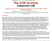 The Coherent CW Archives