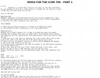 Icom IC-706 mods
