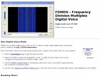 FDMDV - Digital Voice