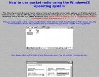 Operating Modes/Packet Radio