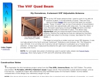 The VHF Quad Beam Antenna