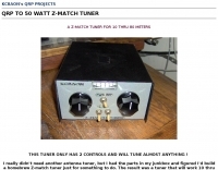 A Z match tuner for HF bands