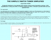 Antennas/Tuners