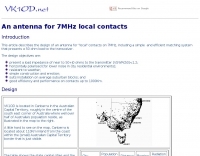 An antenna for 7MHz local contacts