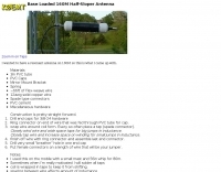 Base Loaded 160M Half-Sloper Antenna