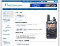 Yaesu VX-2 at RadioReference