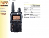 Yaesu VX-2R Pics