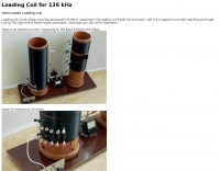 Loading Coil for 136 kHz