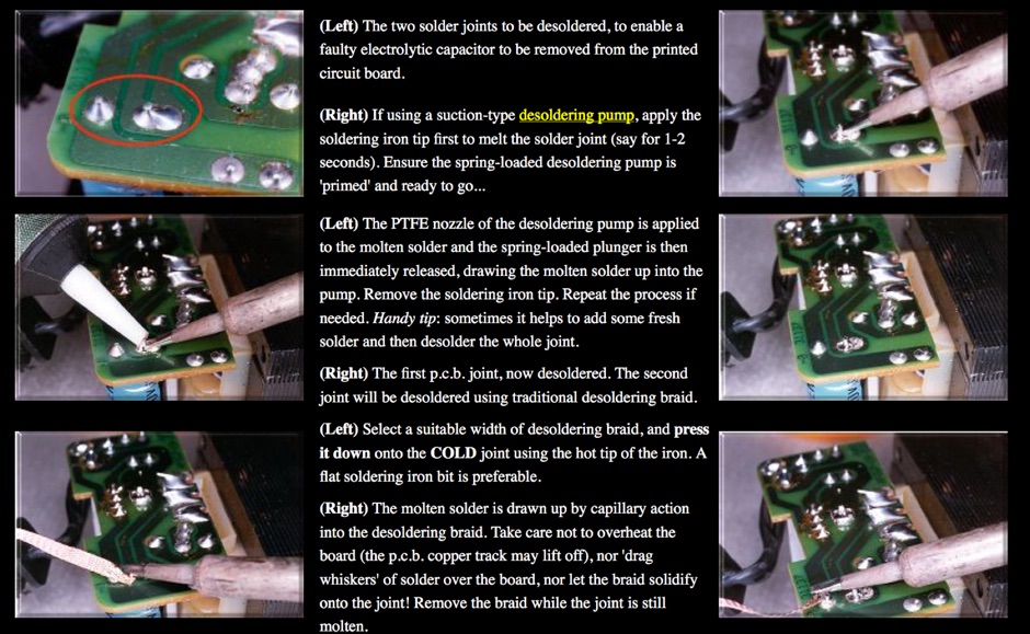 Basic De-soldering Guide