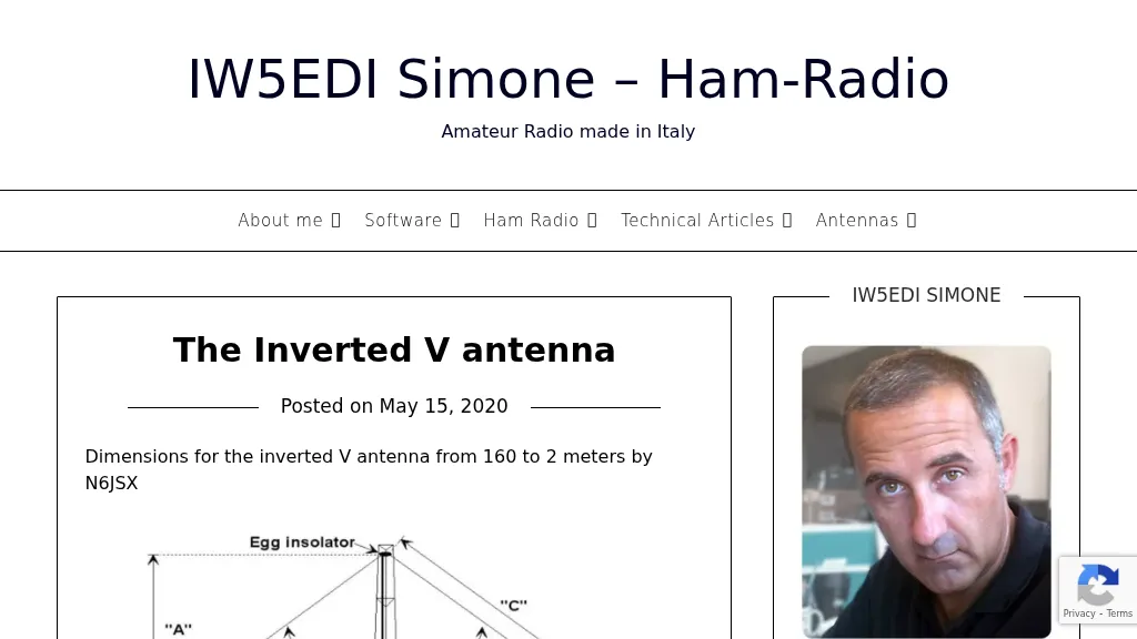 The inverted V antenna