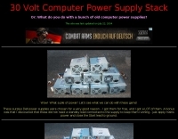 30 Volt Computer Power Supply Stack