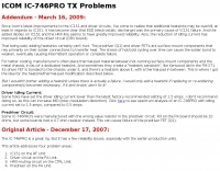 IC-746PRO TX Problem
