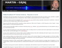 G8JNJ Broadband HF Vertical Antenna