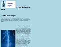 Lightning at Sea
