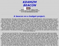 KD4MZM Beacon system