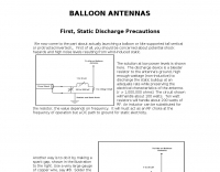 Balloon Antennas