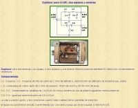 Duplexer for VHF and UHF