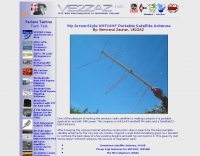 Portable satellite antenna