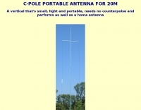 HB9MTN C-Pole Porable antenna