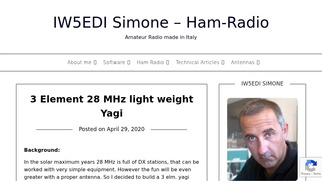 28 MHz 3 elements Yagi