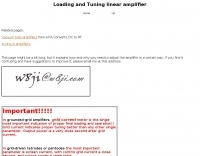 Improper Loading of Amplifier