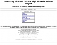UND High-Altitude Balloon Project