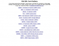 Old QSL Card Gallery