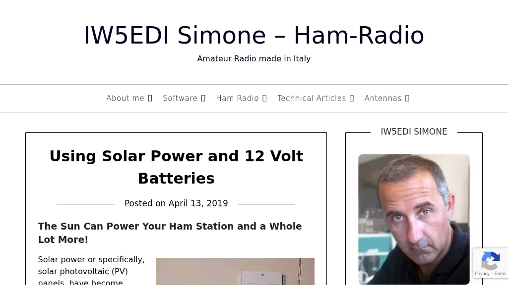 Using Solar Power and 12 Volt Batteries