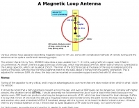 Antennas/Magnetic Loop