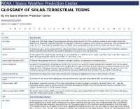 Solar Glossary