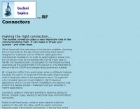 Technical Reference/Coax Cables and Connectors