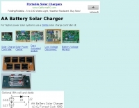 AA Battery Solar Charger