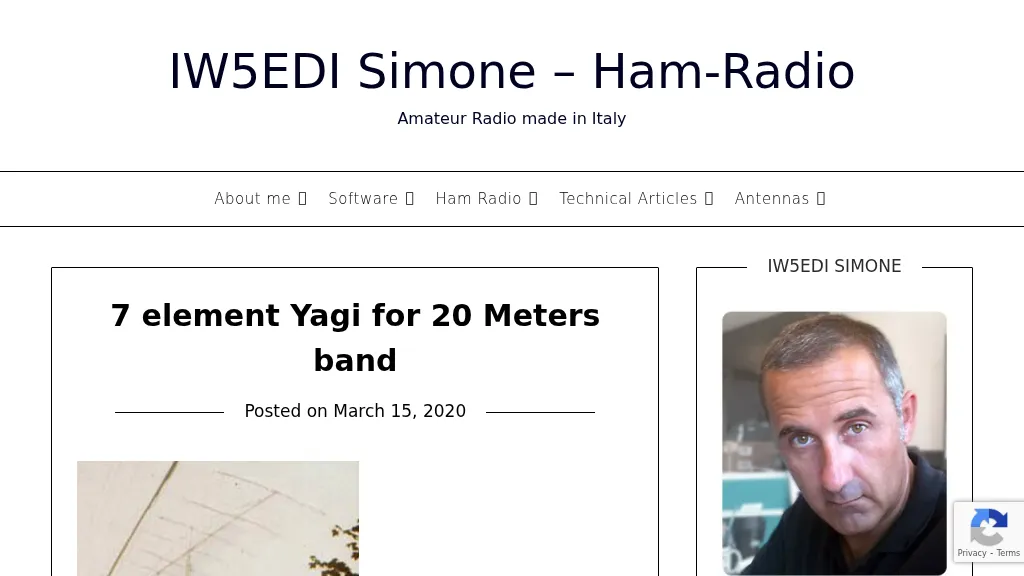 7 element Yagi for 20 Meters band