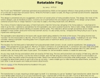 Rotatable Flag Antenna for 160 meters