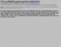 WebSDR for VLF and 70 cm band