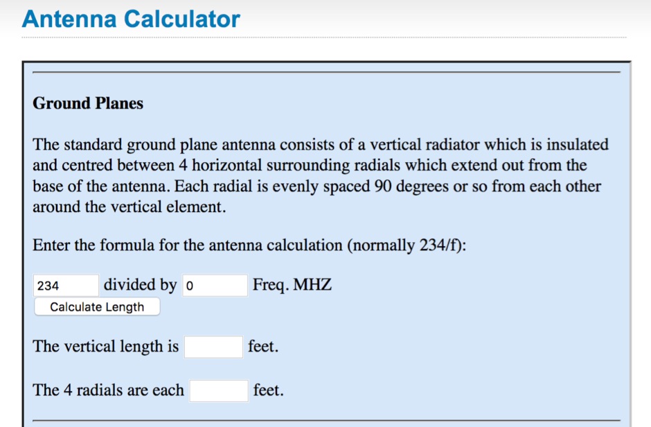 Antennas/Antenna Calculators