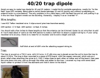 40/20 Trap Dipole