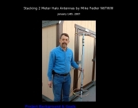 Stacking 2 Meter Halo Antenna