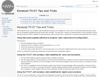 Kenwood TH-D7 Tips and Tricks