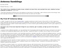 Antenna Ramblings