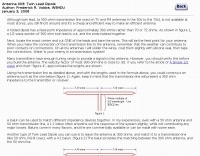 Twin Lead Dipole