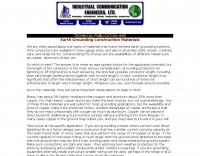 Earth Grounding Construction Materials