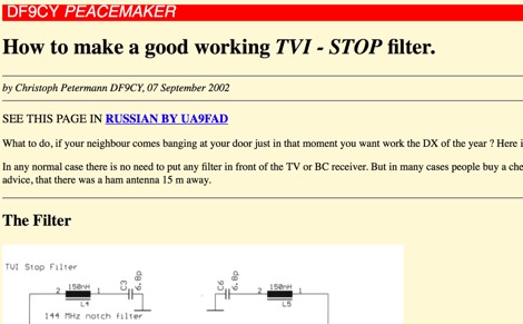 TVI and BCI Filters
