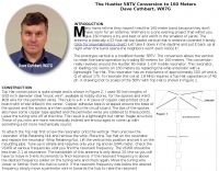 The Hustler 5BTV Conversion to 160 Meters