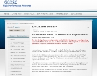 12el 50MHz Low Noise LFA Yagi