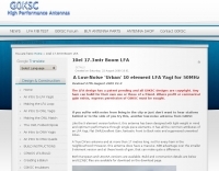 10el 50MHz Low Noise LFA Yagi