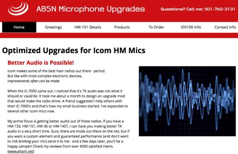 IC-7000 Mic Upgrade