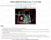 IC-7000 TVRO & MARS/ CAP Mods